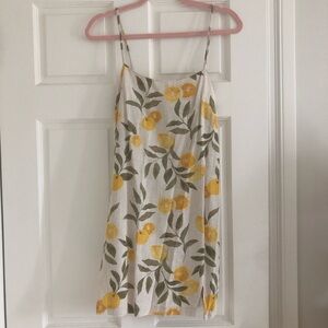 ⭐️NEW⭐️ Z Supply Raelyn Citrus Lemon Linen Mini Dress XS